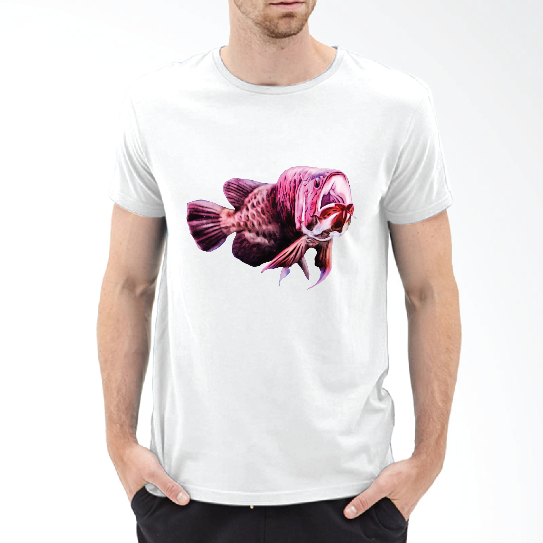 Kaos Super Red Arowana ver 2