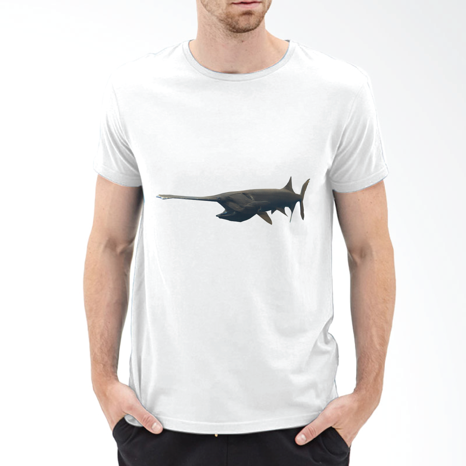 Kaos simpel Padddlefish